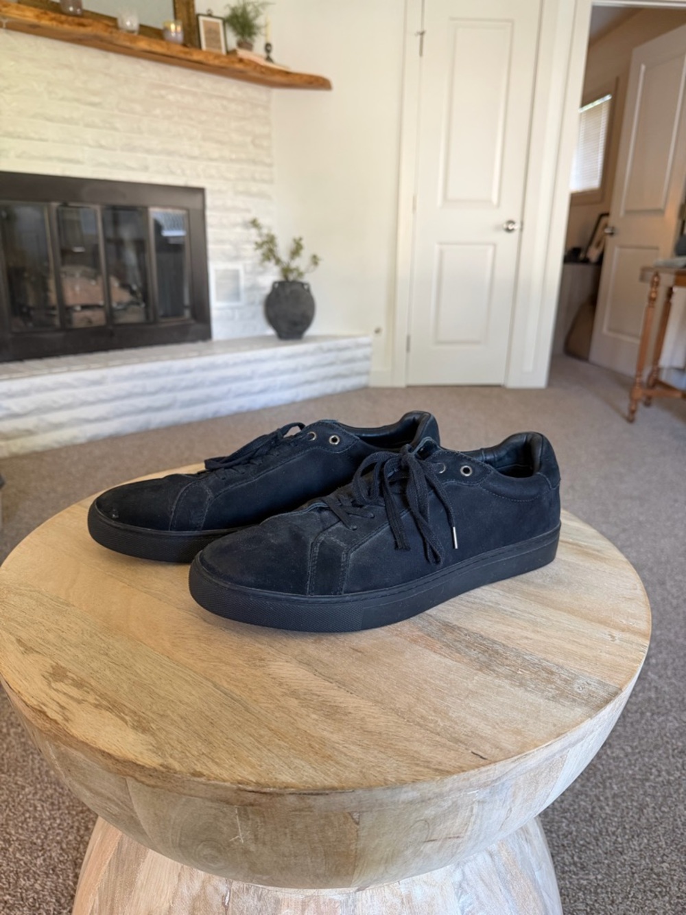 AllSaints Black low top sneakers - Size 12